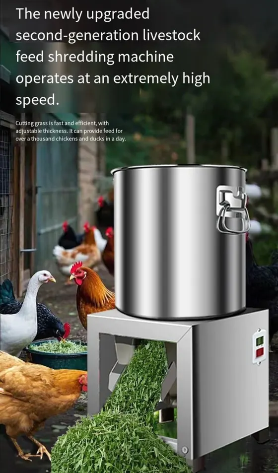 Broyeur d'herbe inox 304