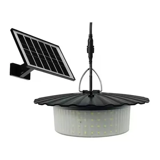 Lampe solaire suspendue